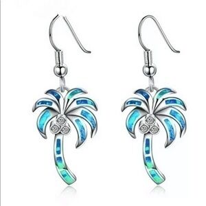 New Opaque Coconut Tree Earrings JE2
